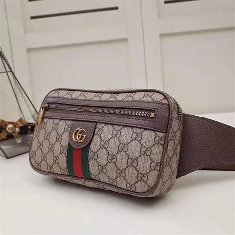 gucci ophidia gc supreme cavnvas belt bag|Gucci ophidia bag celebrities.